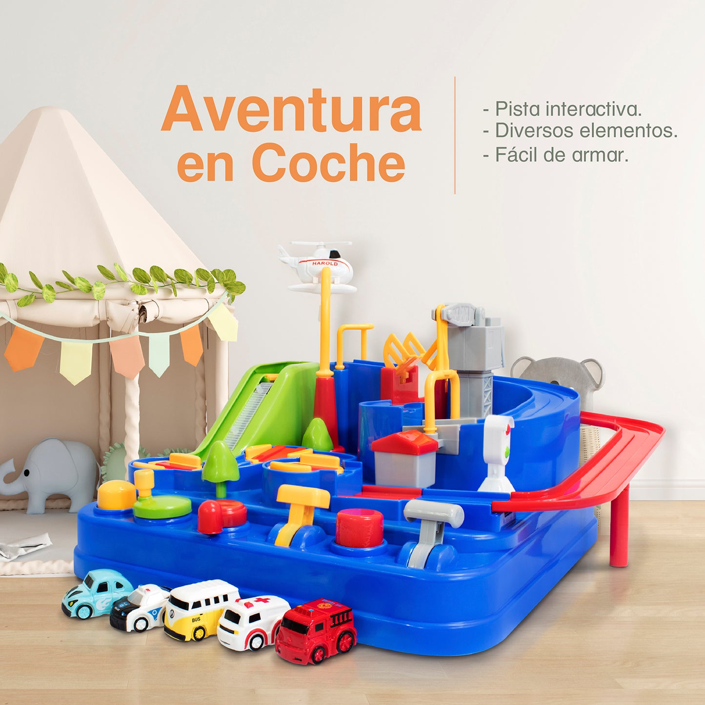 Pista de Carros de Aventuras