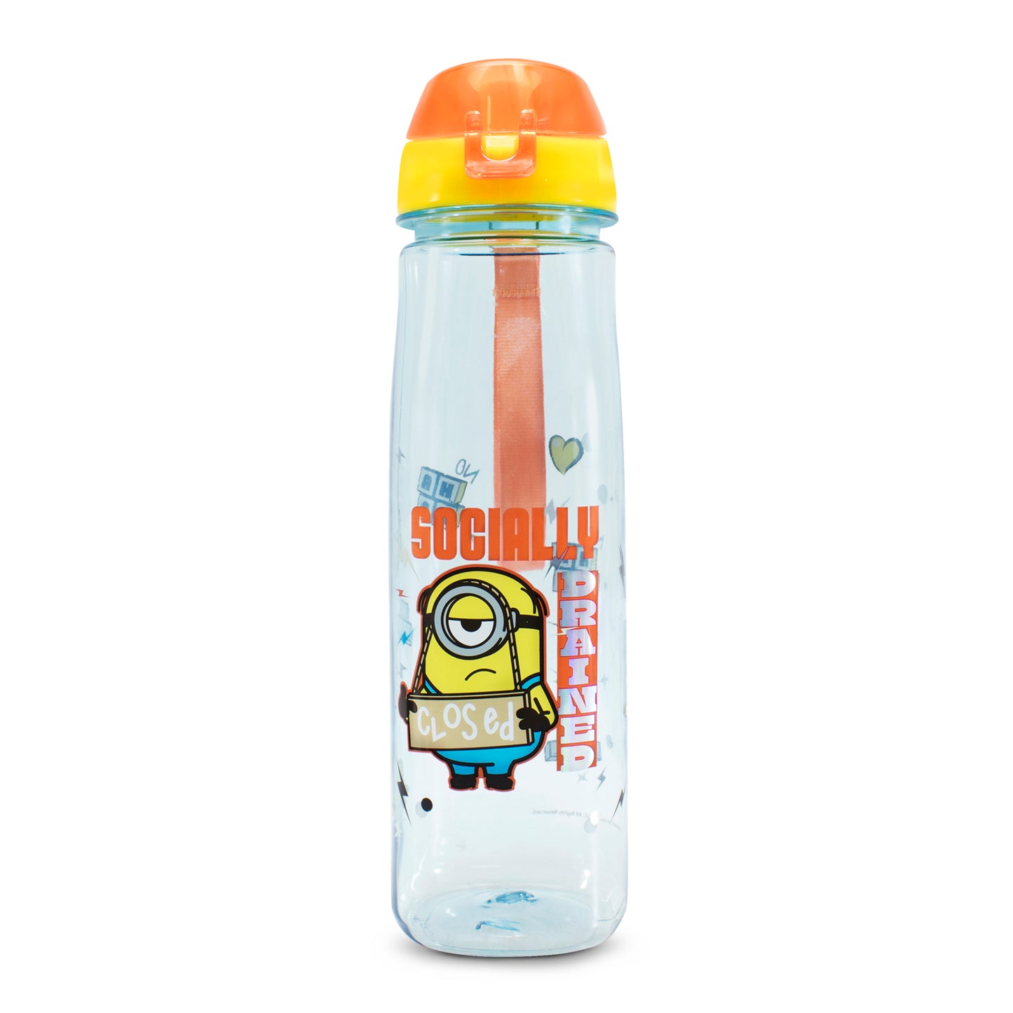 Botella sport con correa de Minions