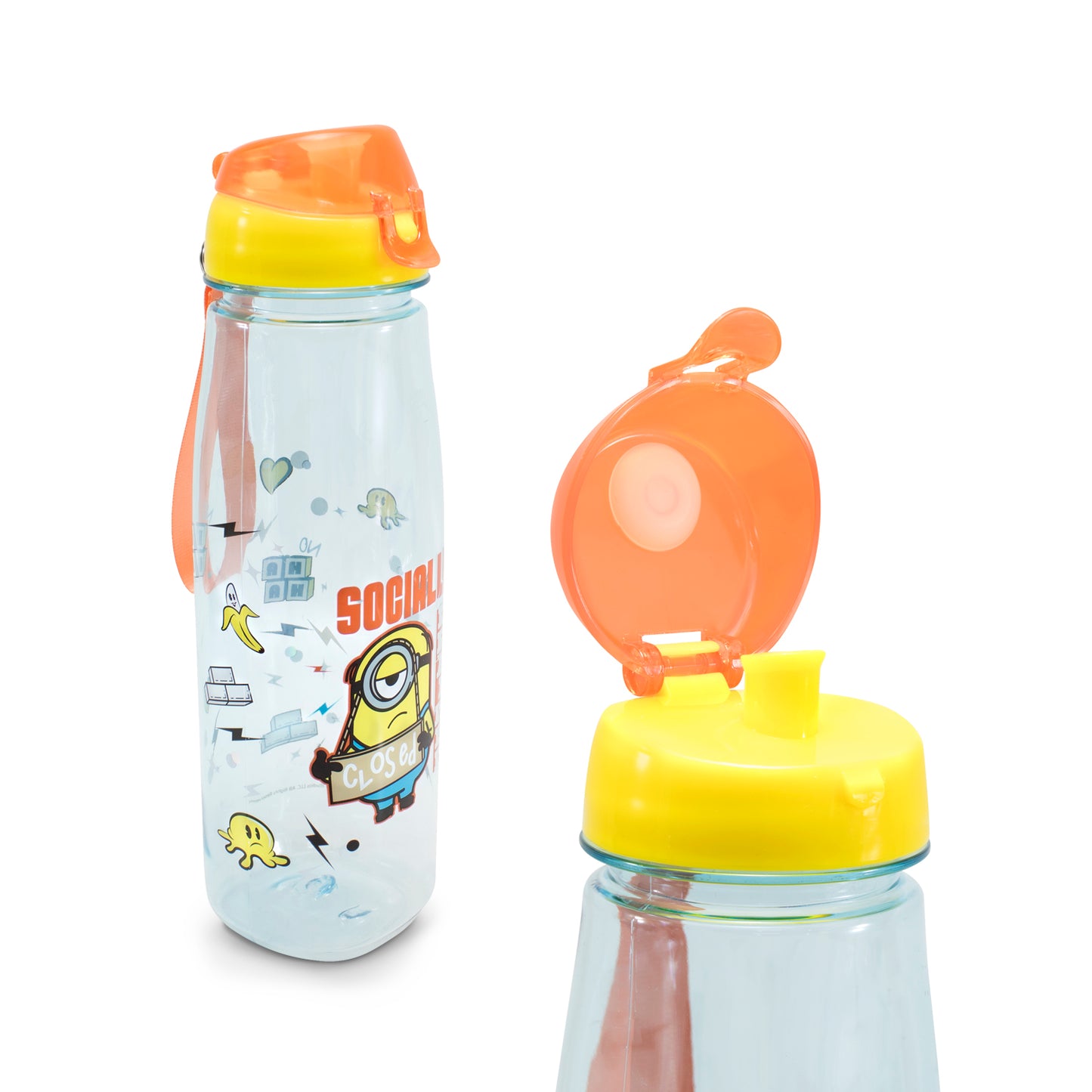 Botella sport con correa de Minions