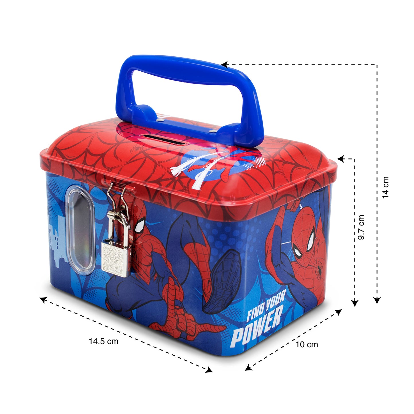 Alcancia Metalica Spiderman