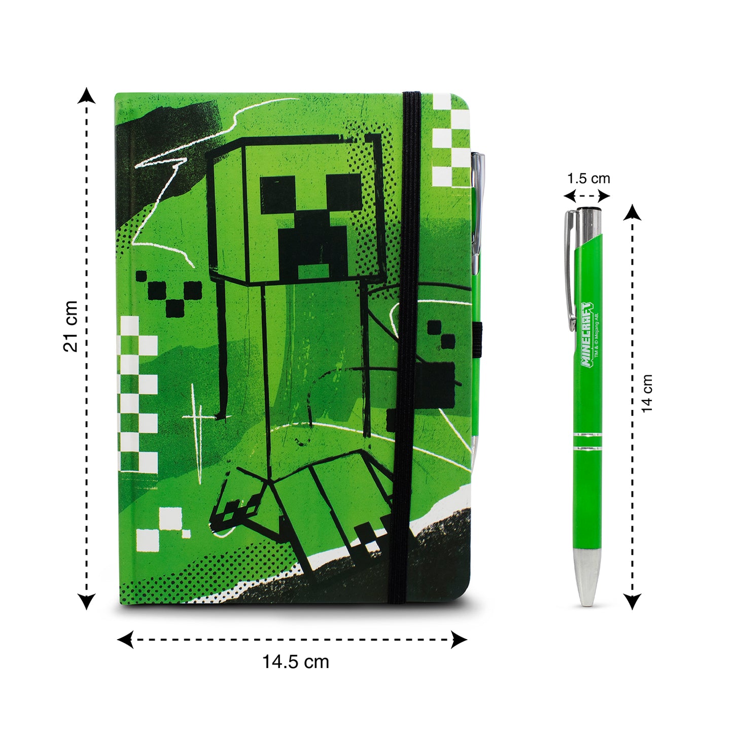 Set de Libreta y Pluma de Minecraft