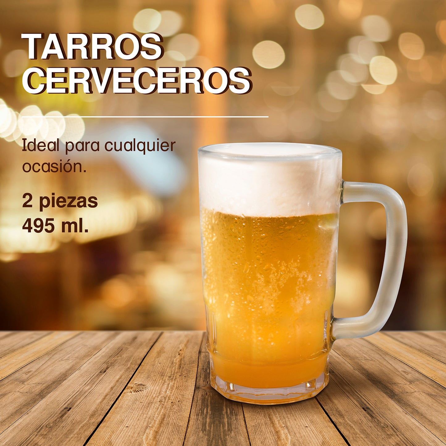 Tarros Cerveceros Set de 2 Piezas