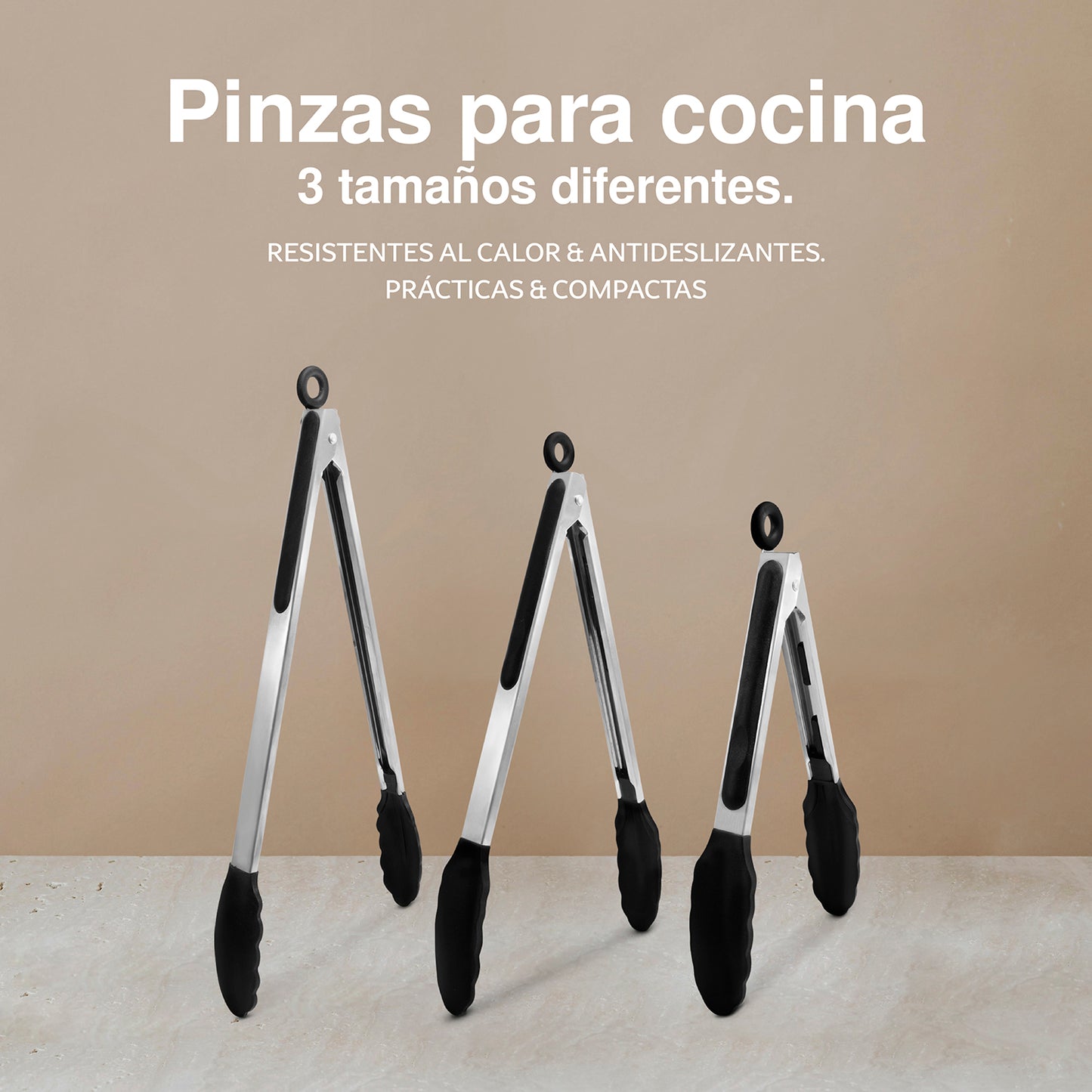 Kit de Pinzas de Cocina para carne asada