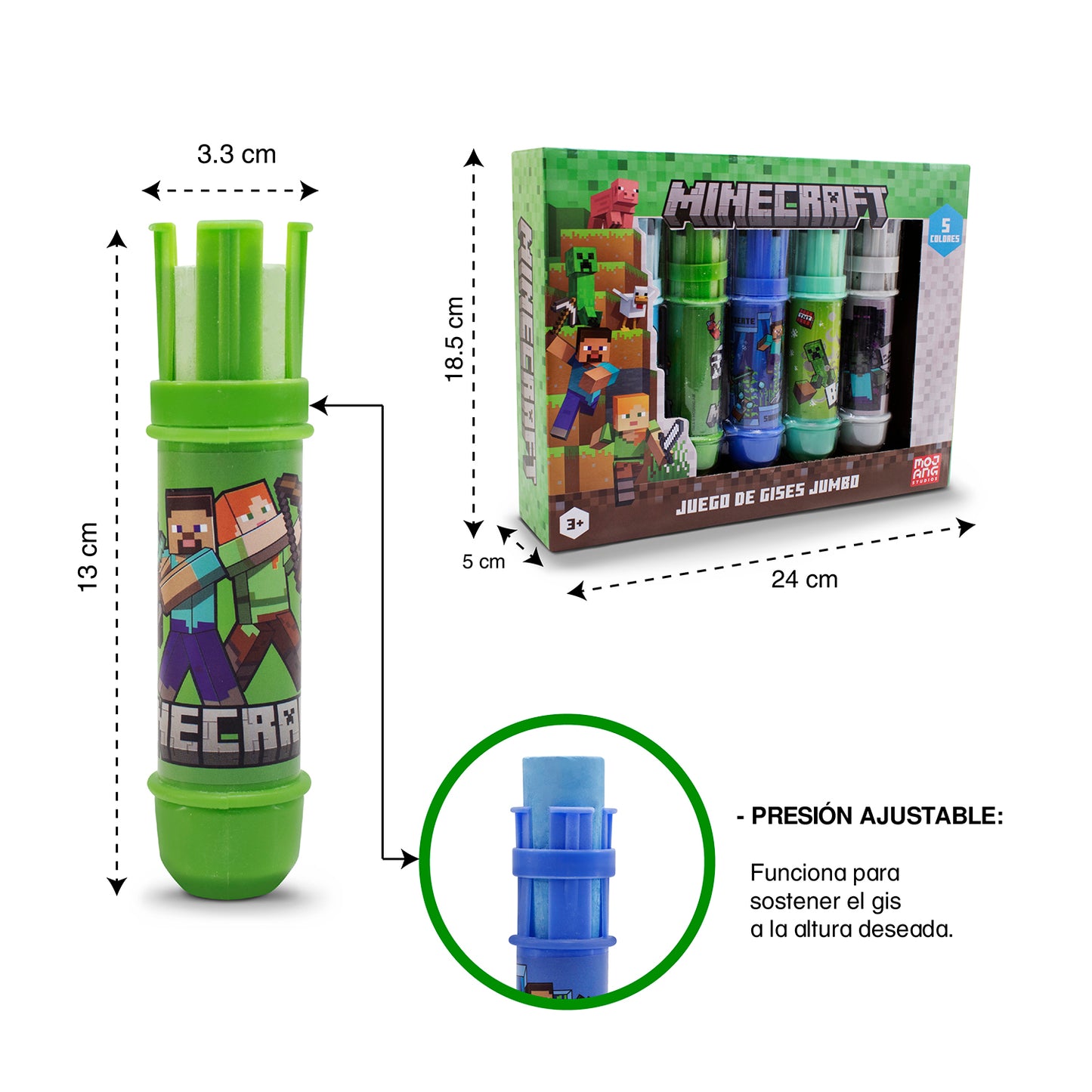 Gises Jumbo con Portagis Minecraft