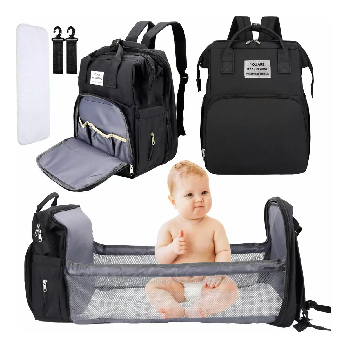 Mochila Pañaleras Para Bebes Tipo Morral Mochila Pañalera De