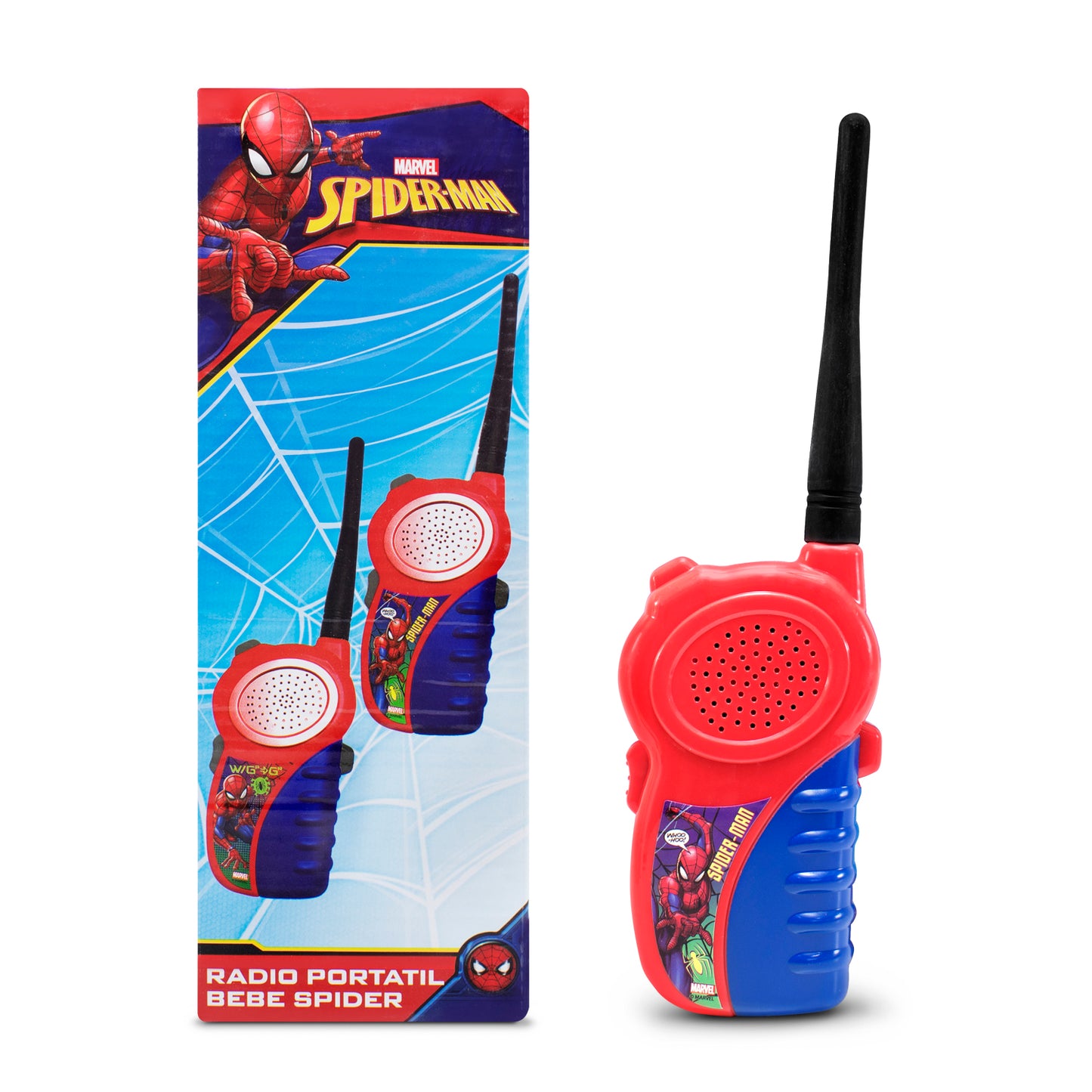 Juego de Radio Portátil Infantil Spiderman