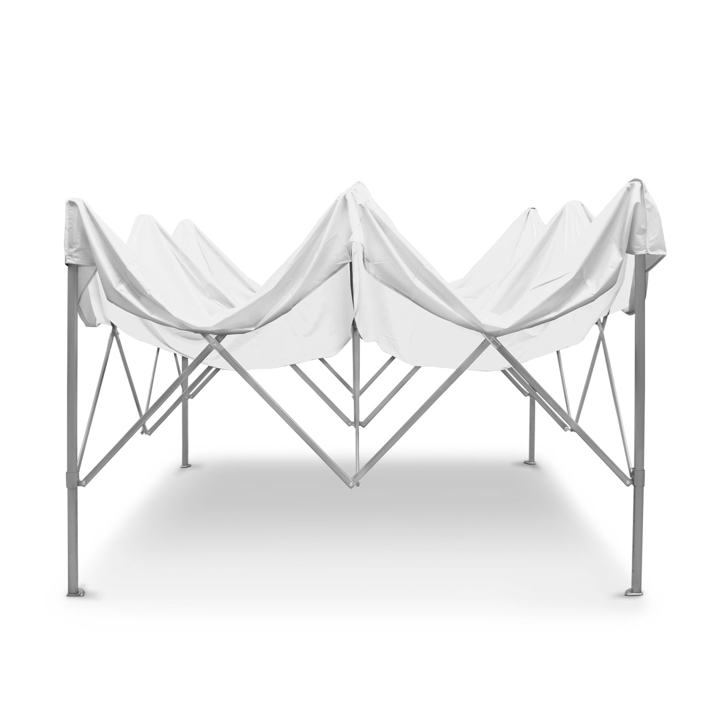 Carpa 3x3 plegable reforzada color blanco