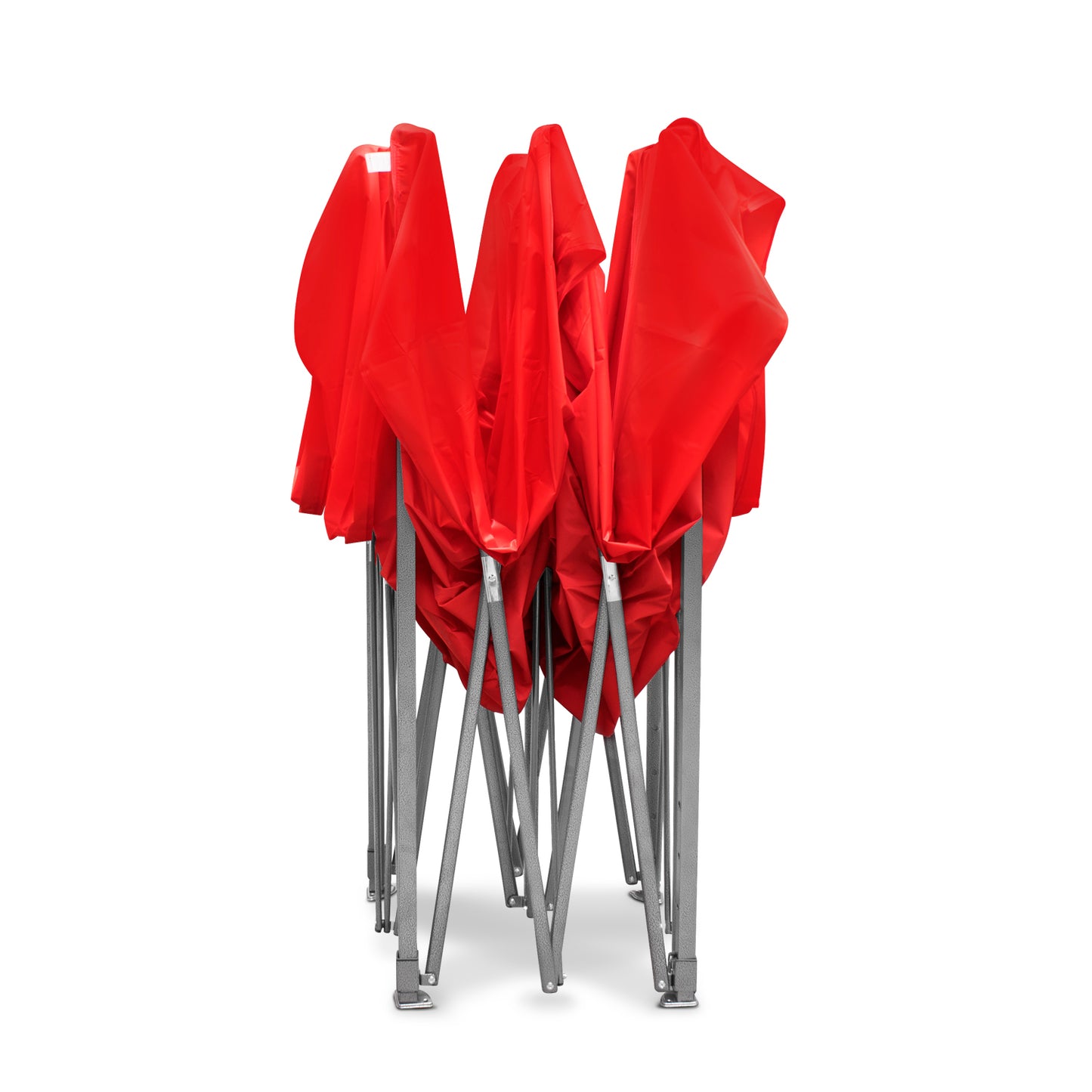 Carpa 3x3 plegable reforzada color rojo