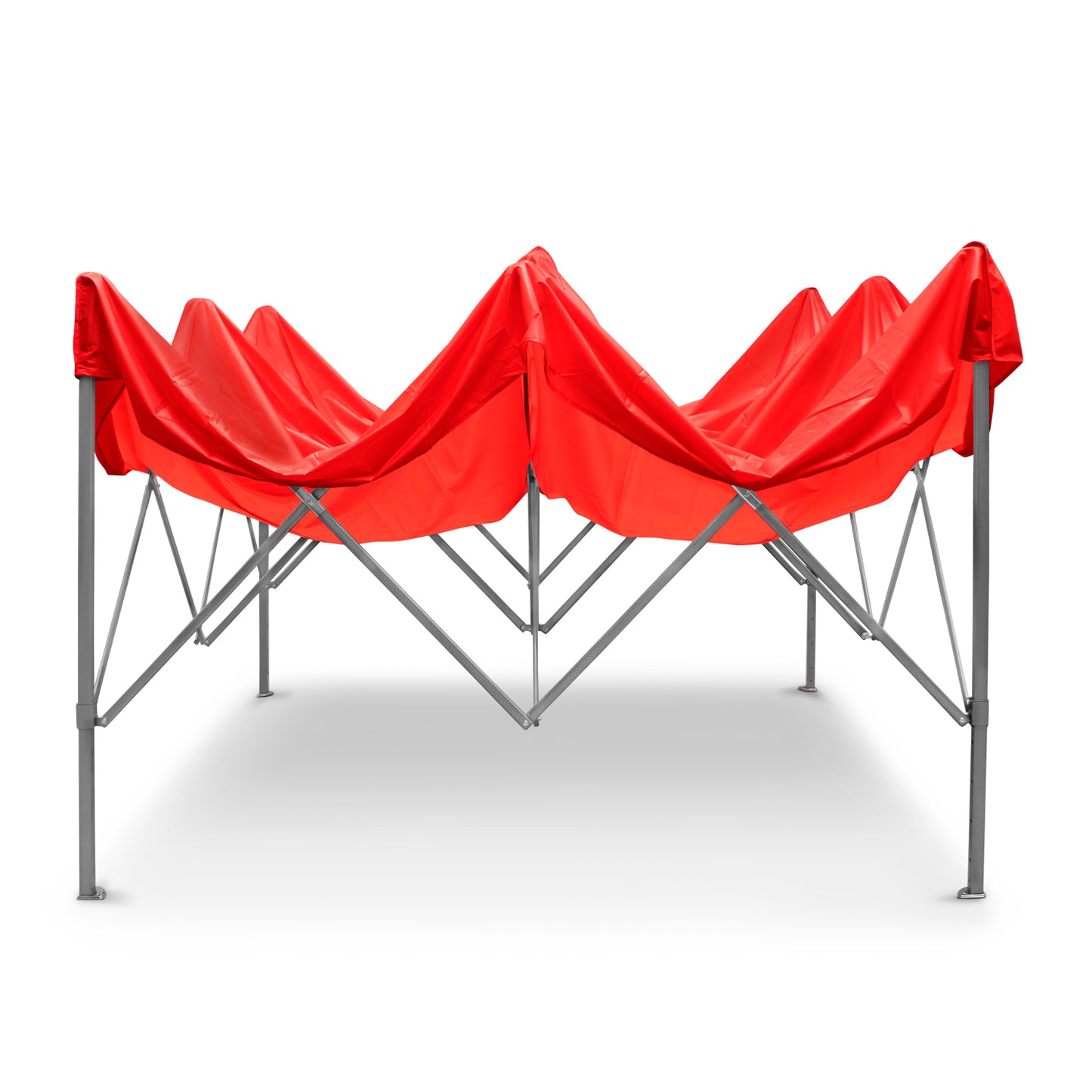 Carpa 3x3 plegable reforzada color rojo