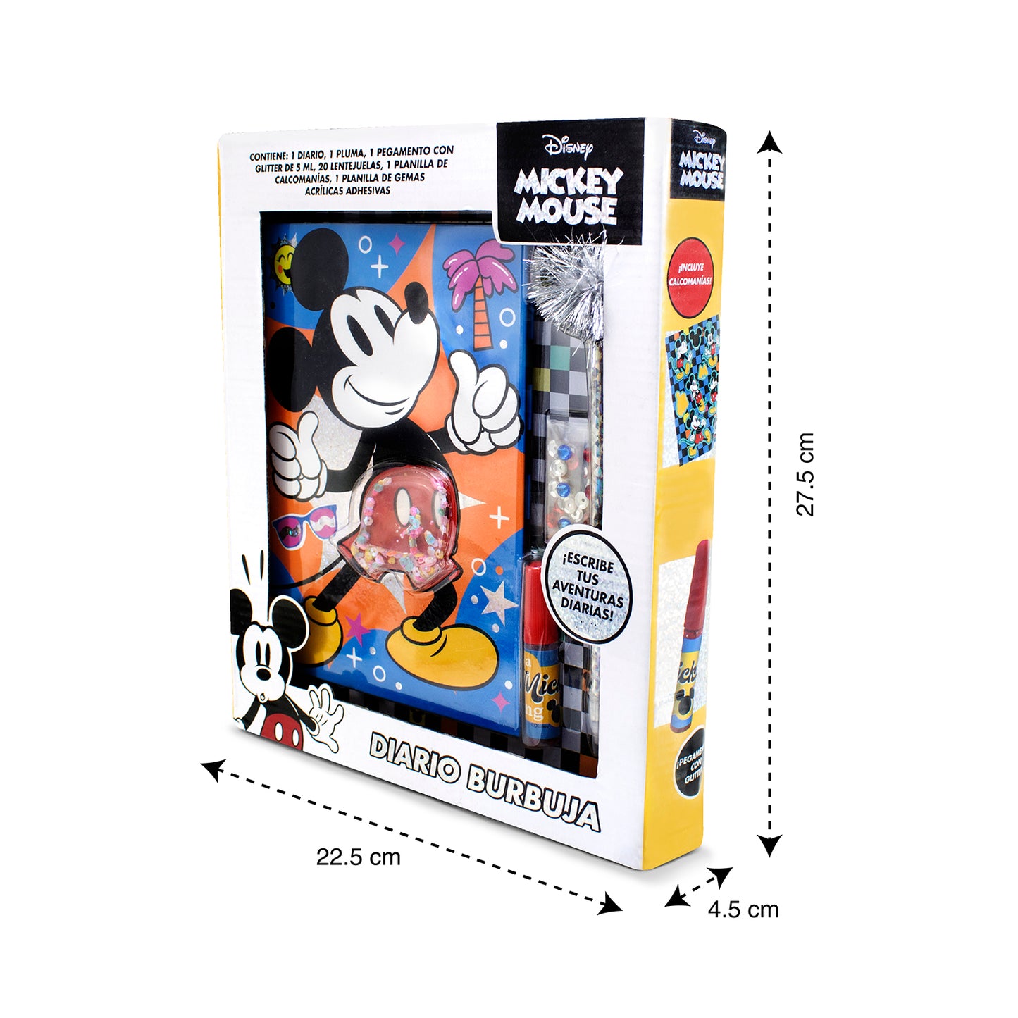 Diario Burbuja Mickey Mouse