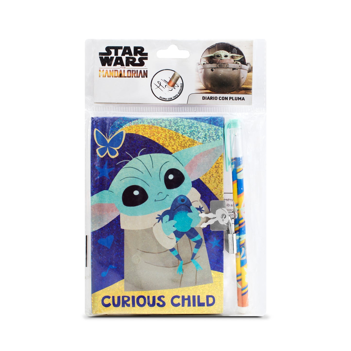 Diario con Pluma de Yoda | Con candado y llave