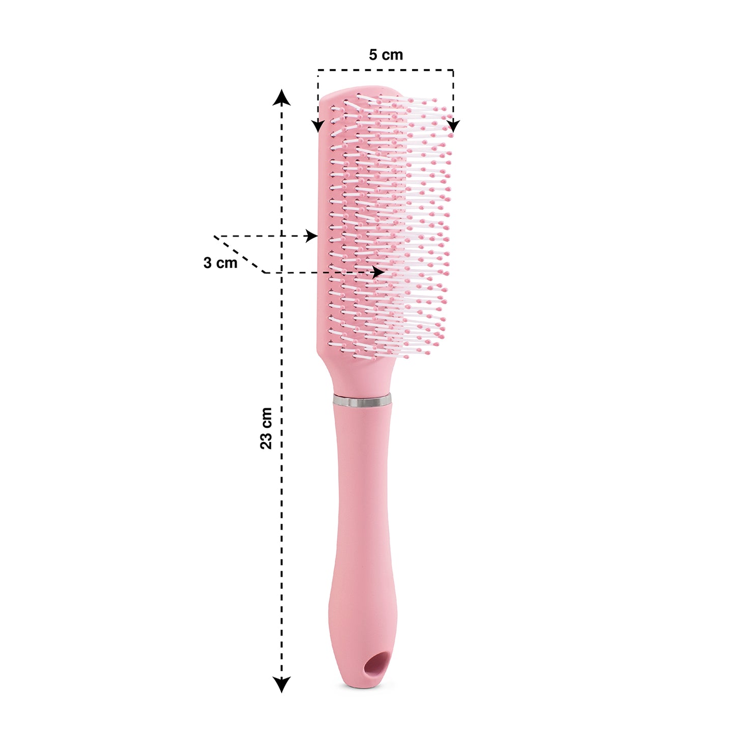 Cepillo para cabello delgado color rosa