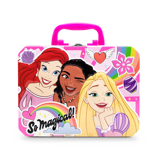 Lonchera Para Niños Escolar Metálica Disney Princesas