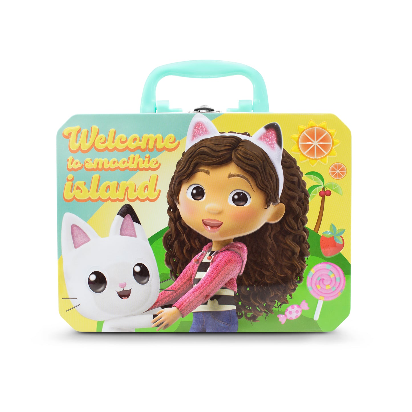 Lonchera Para Niños Escolar Metálica Gabby's Dollhouse