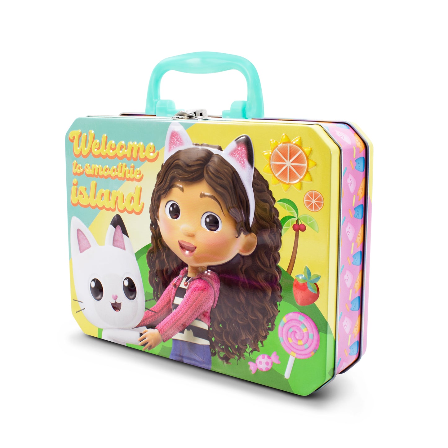 Lonchera Para Niños Escolar Metálica Gabby's Dollhouse