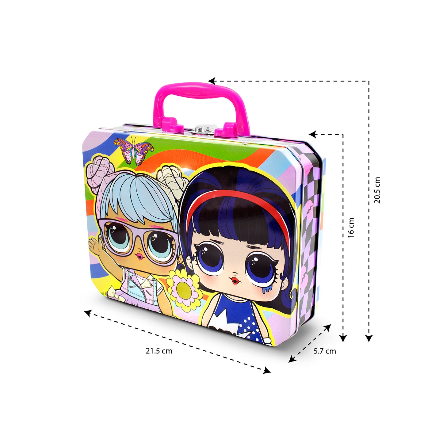 Lonchera Para Niños Escolar Metálica Lol Surprise