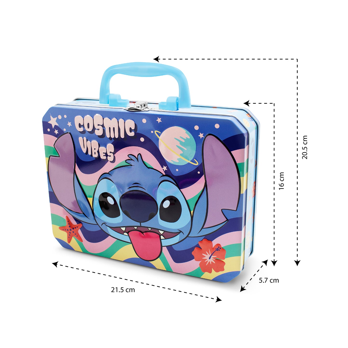 Lonchera Para Niños Escolar Metálica Lilo&stitch