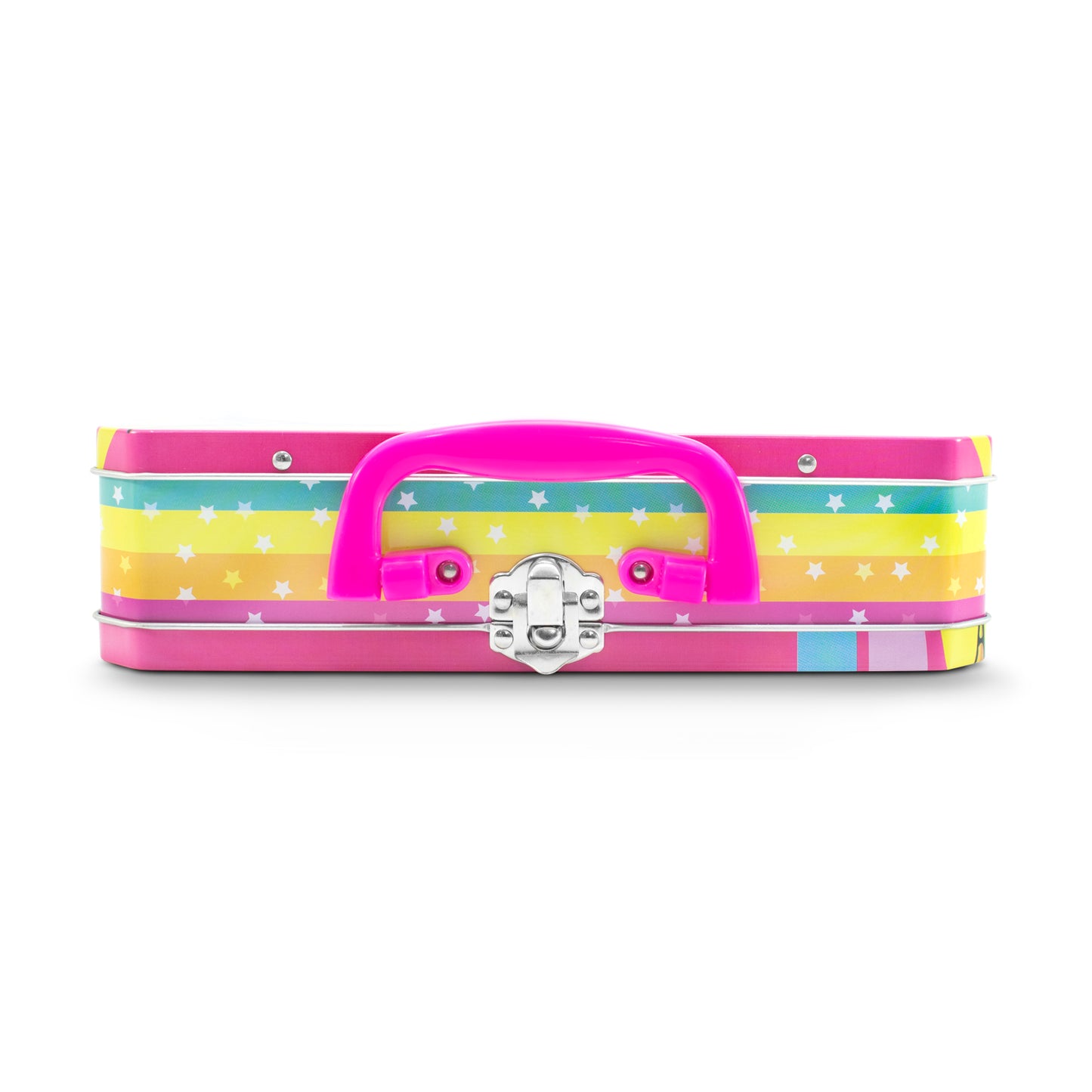 Lonchera Para Niños Escolar Metálica Unicornio