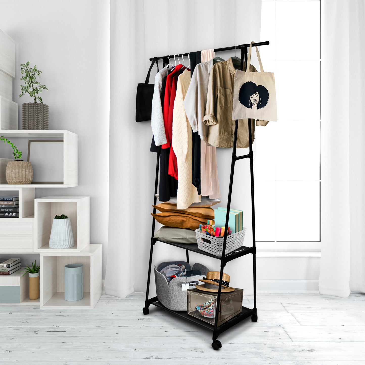 Rack ropa organizador