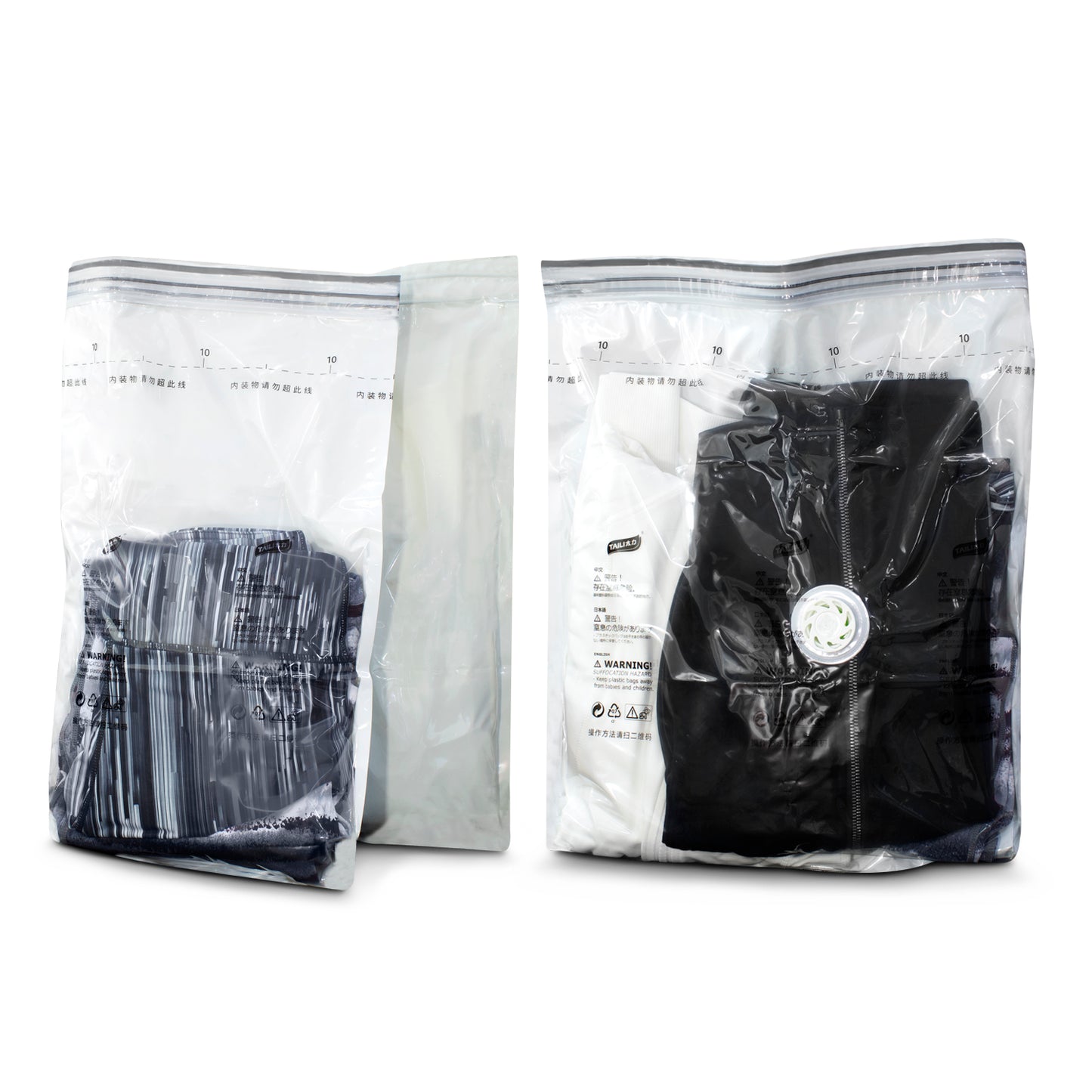 Bolsas Al Vacío Ahorra Espacio De Ropa 12 Piezas