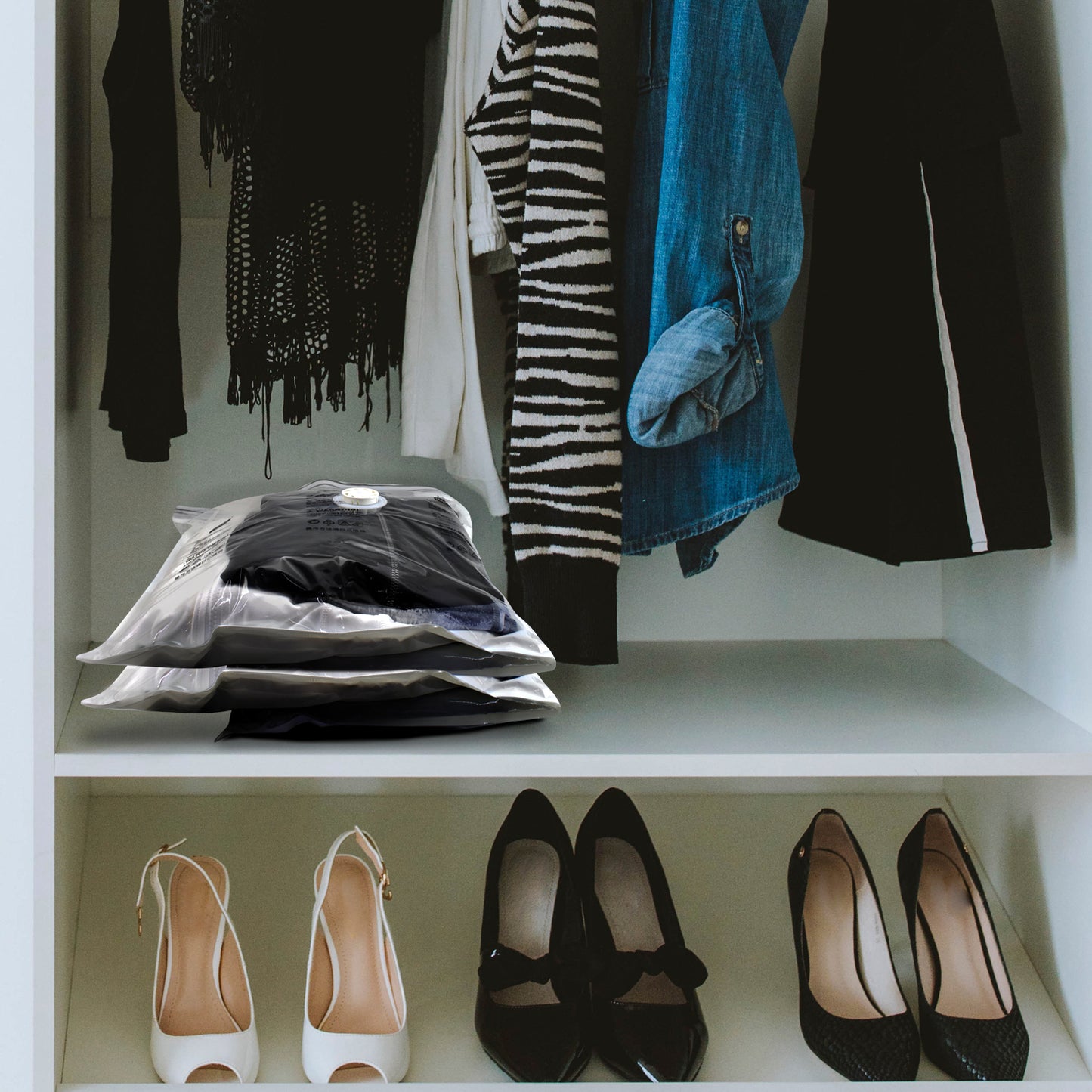 Bolsas Al Vacío Ahorra Espacio De Ropa 12 Piezas