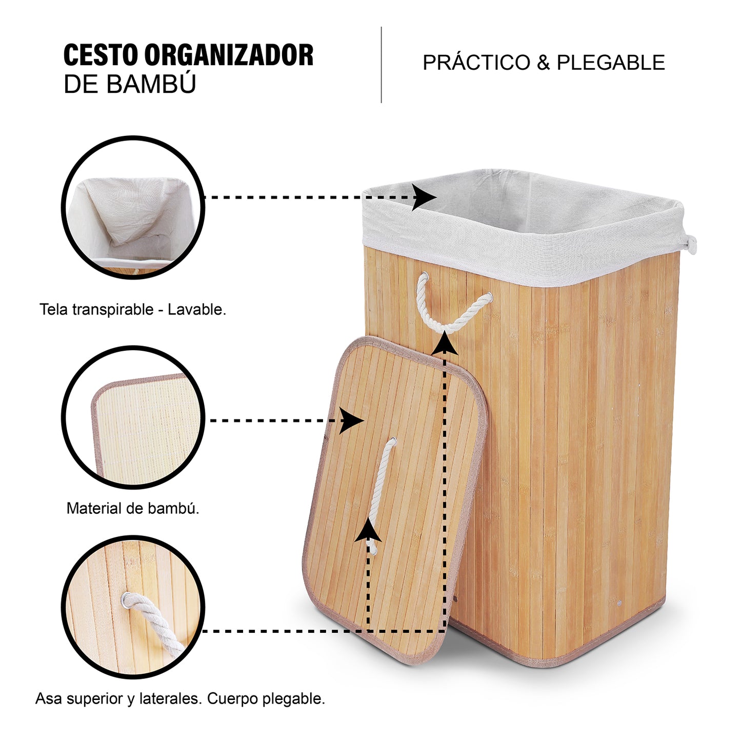 Organizador de Bambú