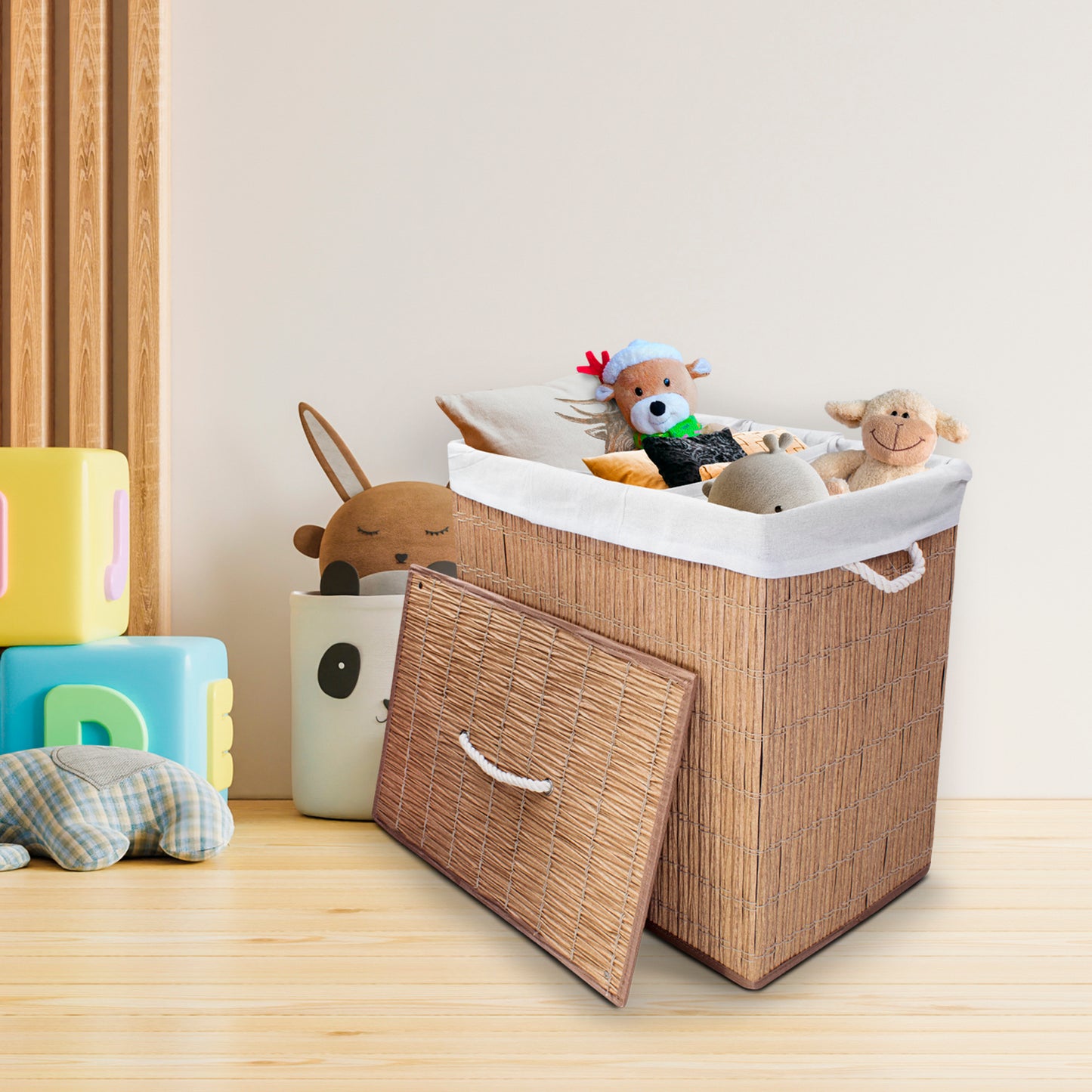 Organizador de Bambú triple