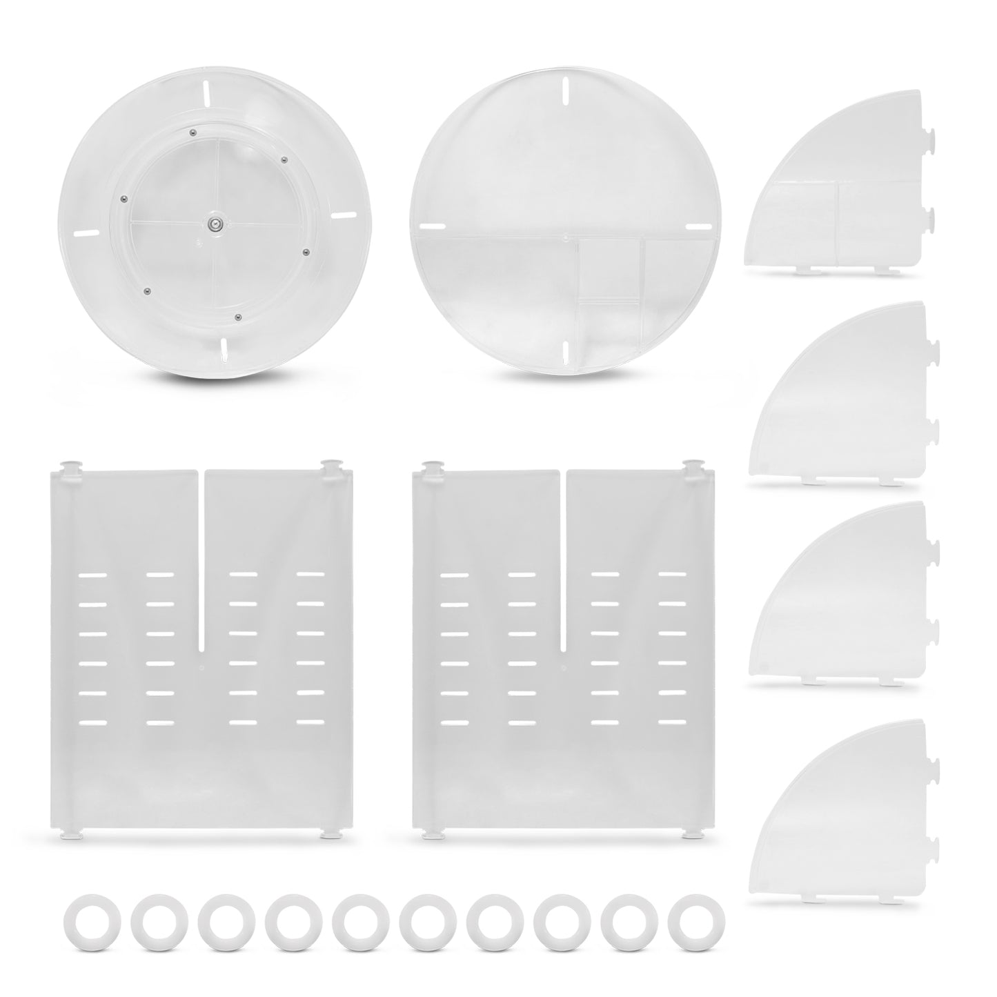 Organizador De Maquillaje Porta Brochas De Acrilico