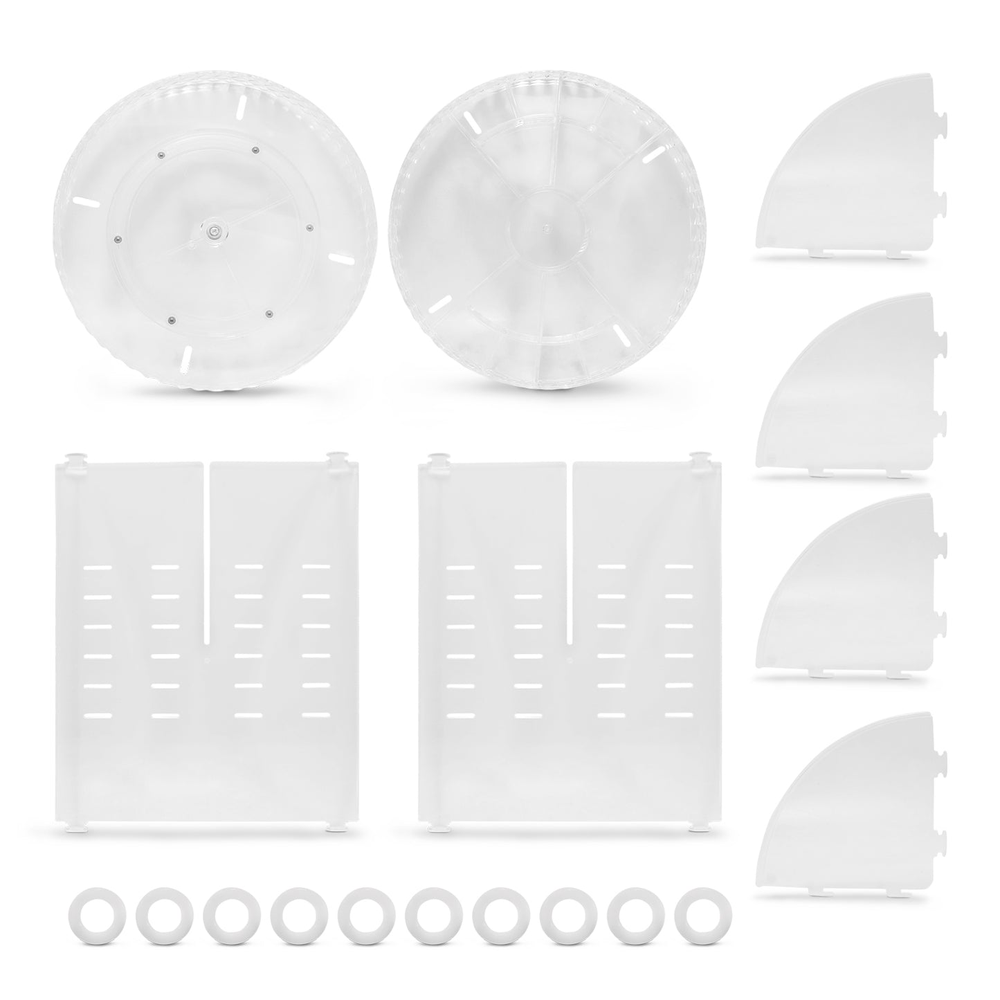 Organizador De Maquillaje Porta Brochas De Acrilico Diamante