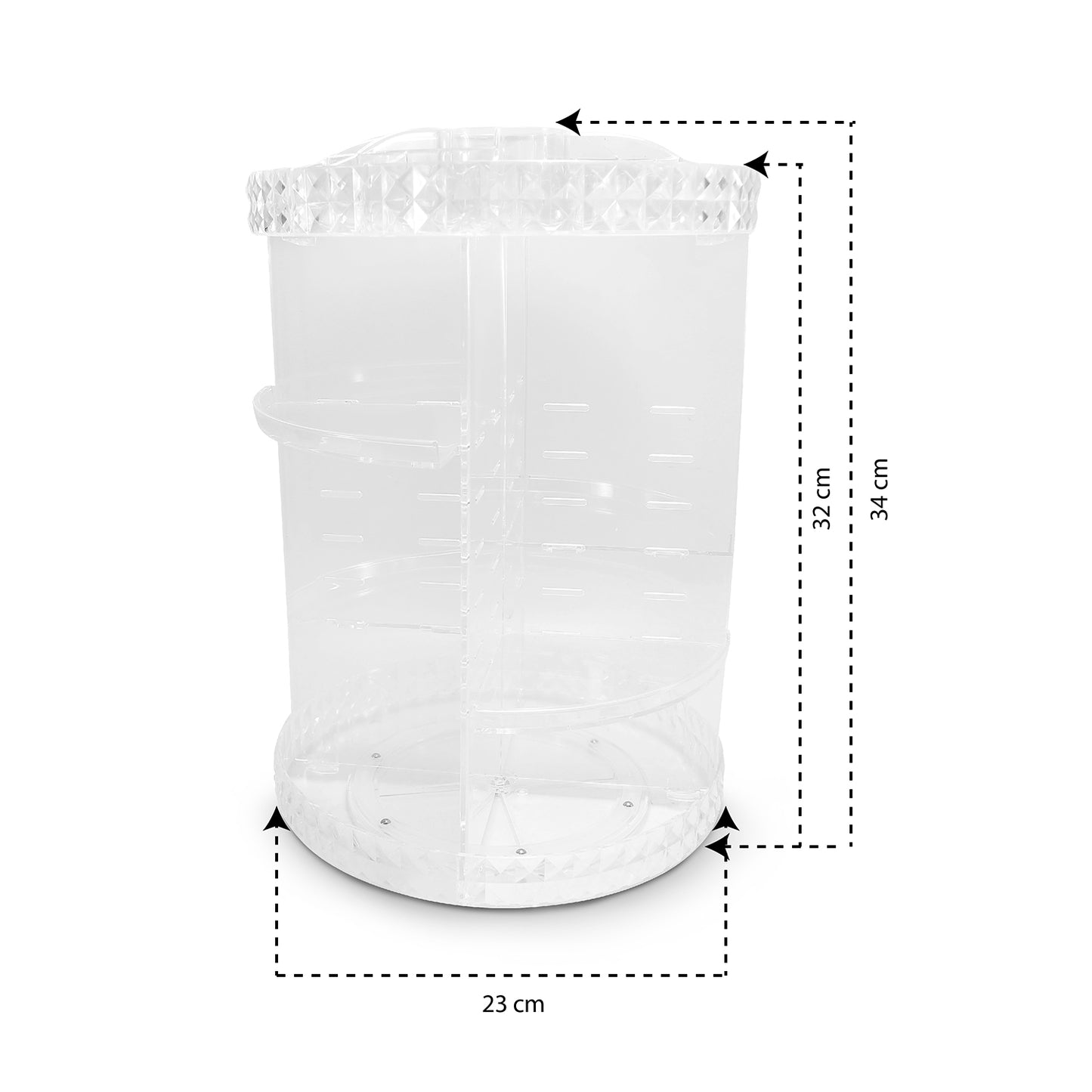 Organizador De Maquillaje Porta Brochas De Acrilico Diamante