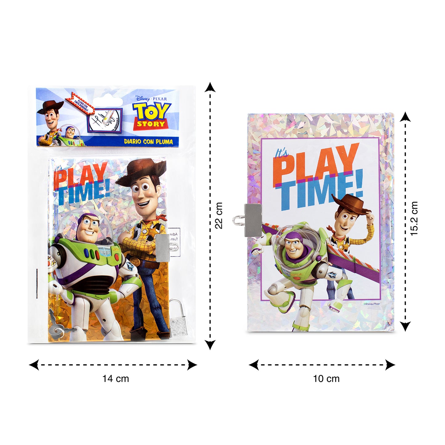 Diario Toy Story con Pluma | Con Candado y Llave