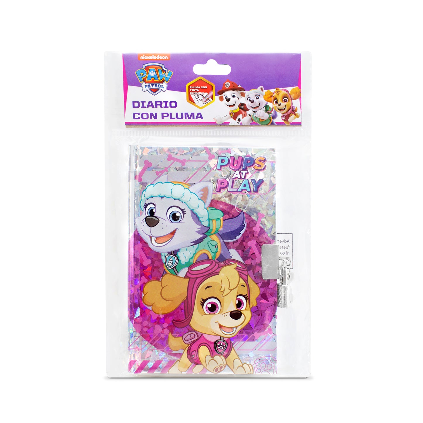 Diario con Pluma de Paw Patrol | Con candado y Llave