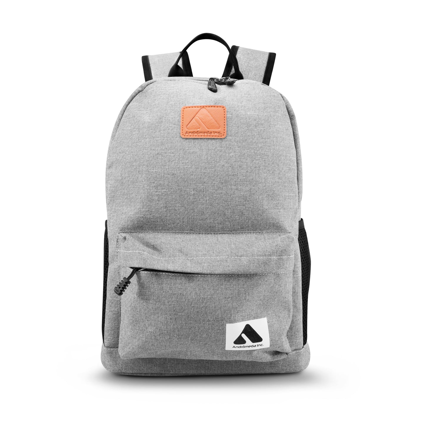 Mochila Escolar Diseño Casual Para Laptop Con Carga Usb color gris