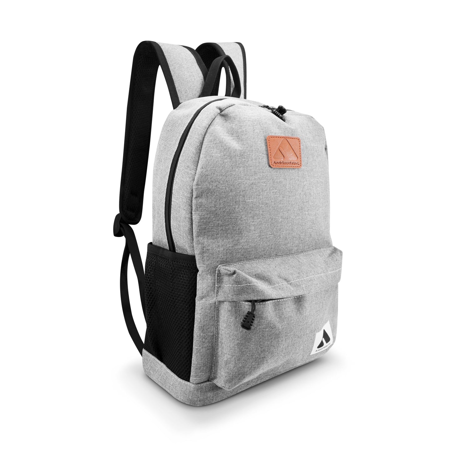 Mochila Escolar Diseño Casual Para Laptop Con Carga Usb color gris