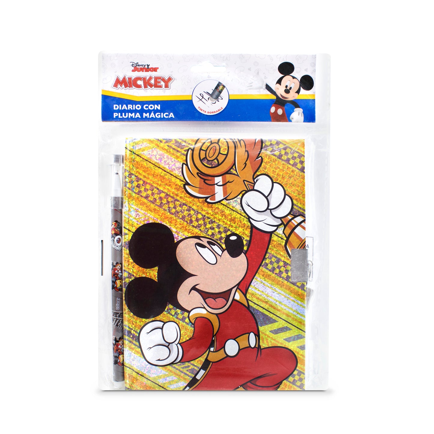 Diario con Pluma de Mickey | Con candado y llave