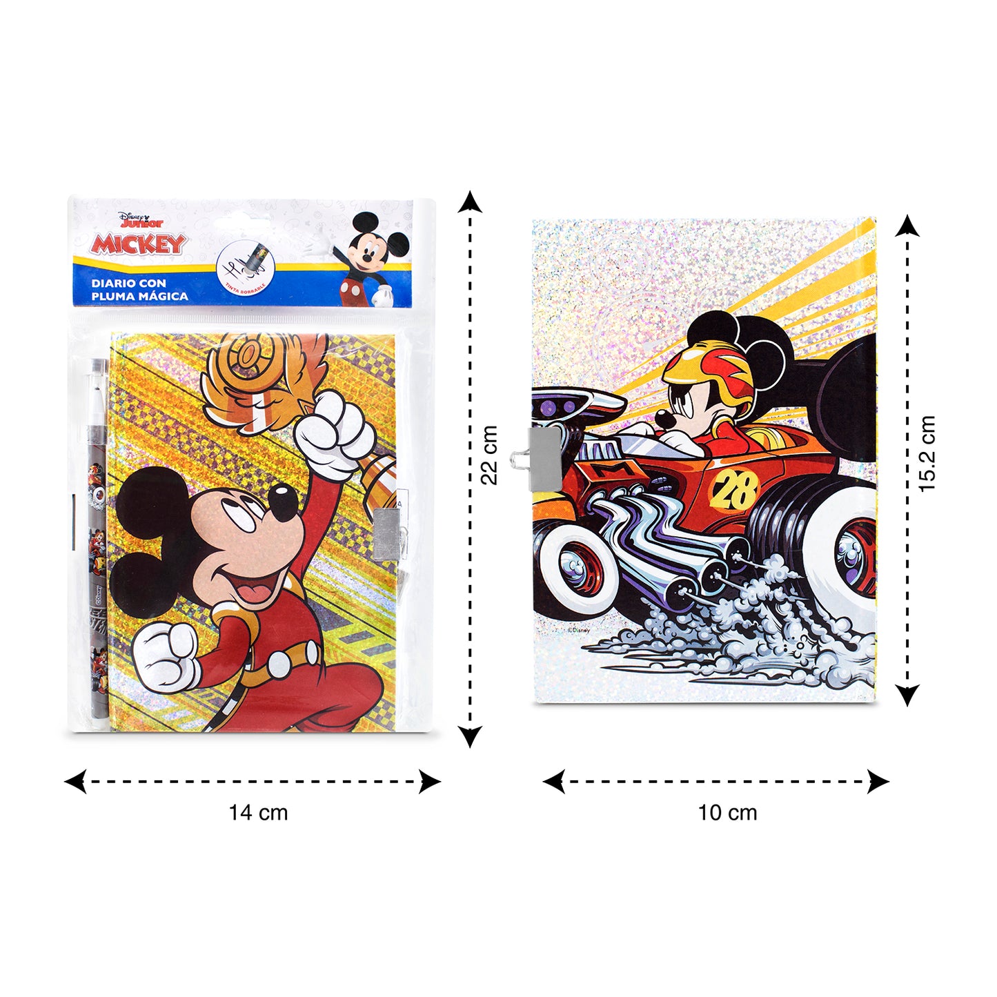 Diario con Pluma de Mickey | Con candado y llave