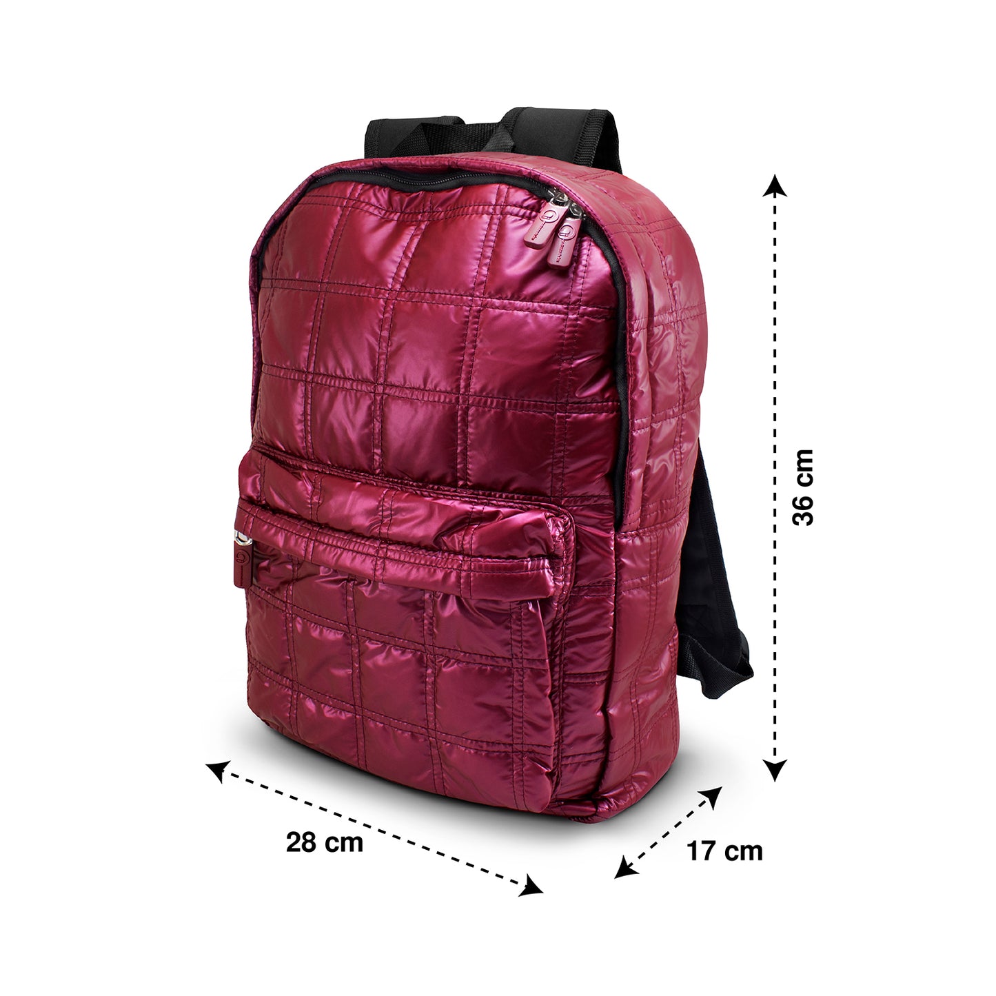 Mochila escolar color vino