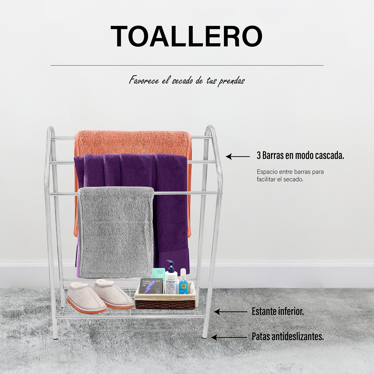 Toallero para baño