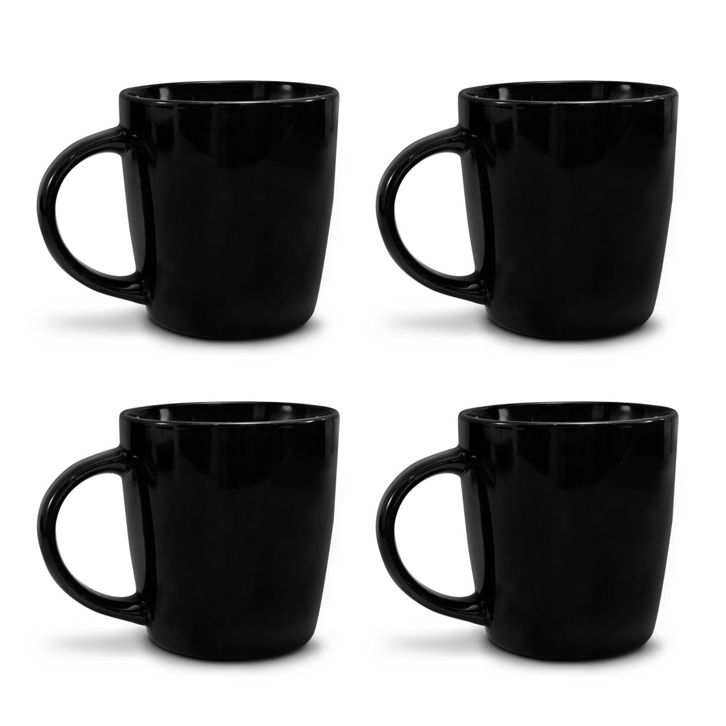 Vajilla de ceramica color NEGRO