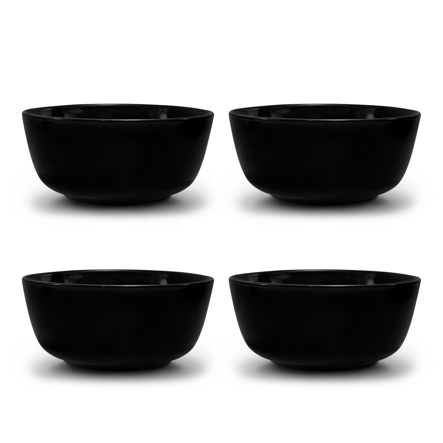 Vajilla de ceramica color NEGRO