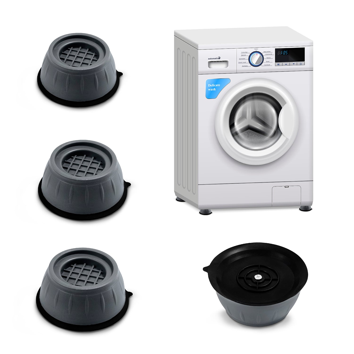 Almohadillas antivibración para lavadora – Andromeda Inc