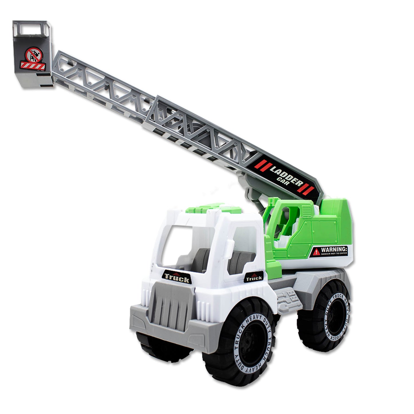 Camión Grúa Infantil Verde