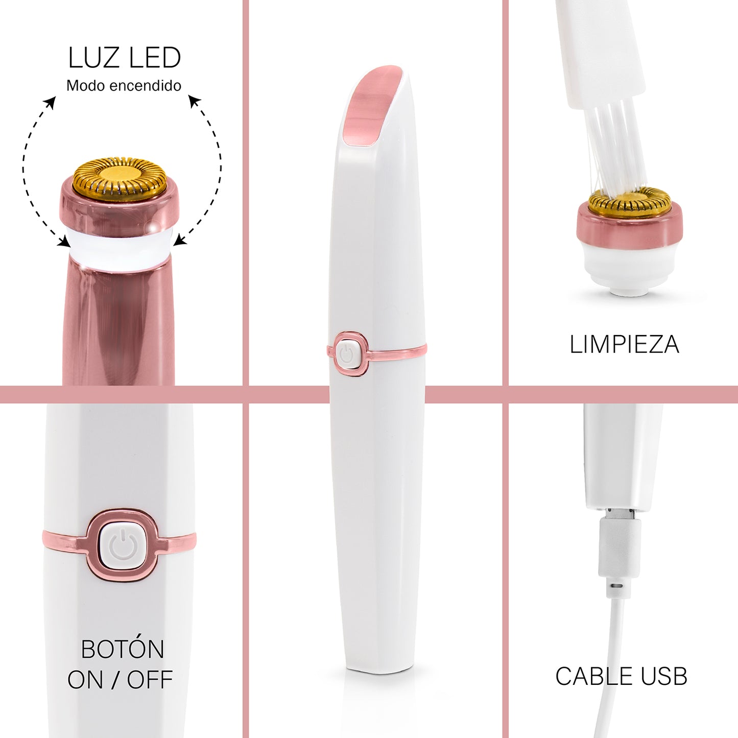 Depilador de vello Facial