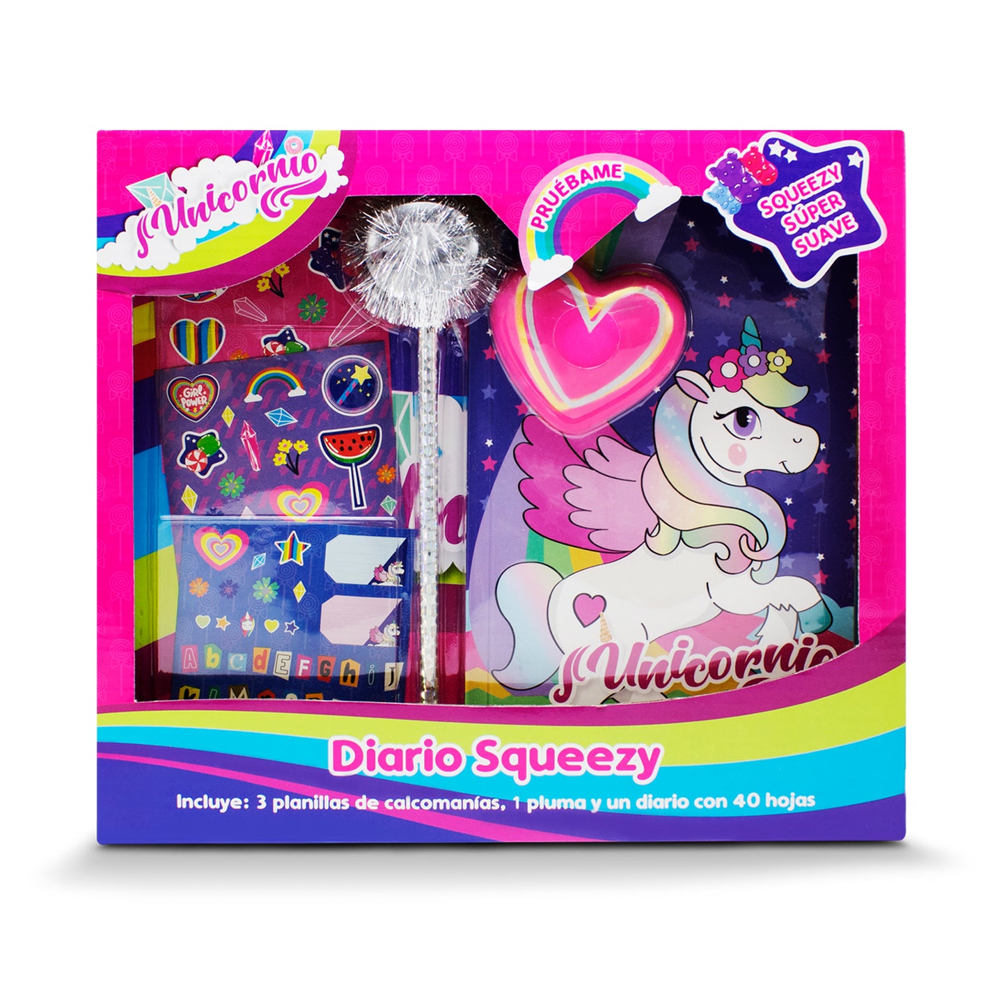 Diario Squeezy Unicornio