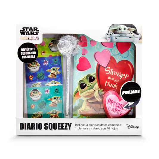 Diario Squeezy Baby Yoda