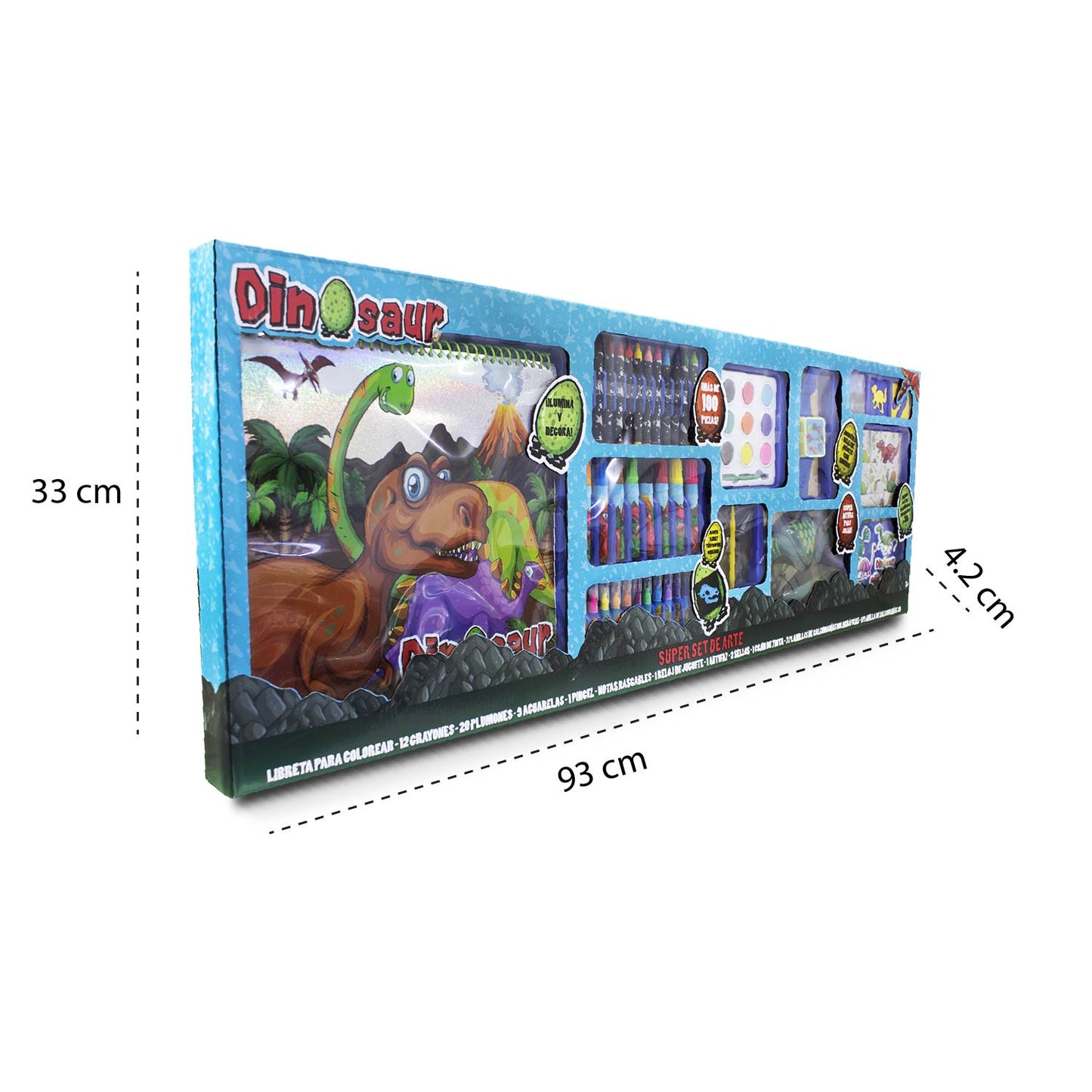 Super Set de Arte Dinosaurios