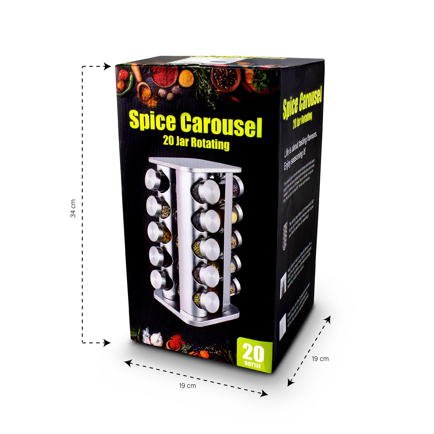 Especiero Giratorio de cocina 20 piezas