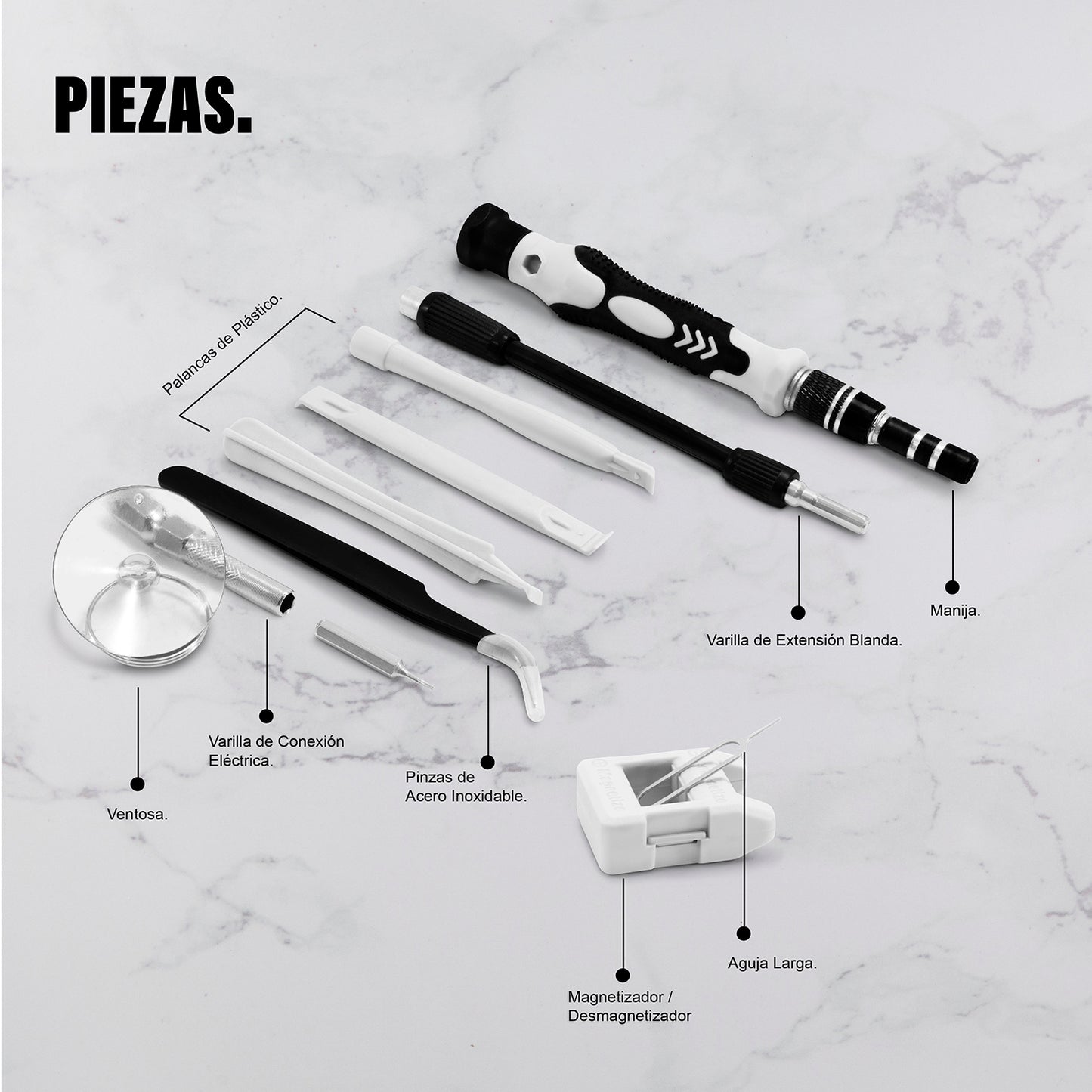 kit desarmador de precisión 115 piezas