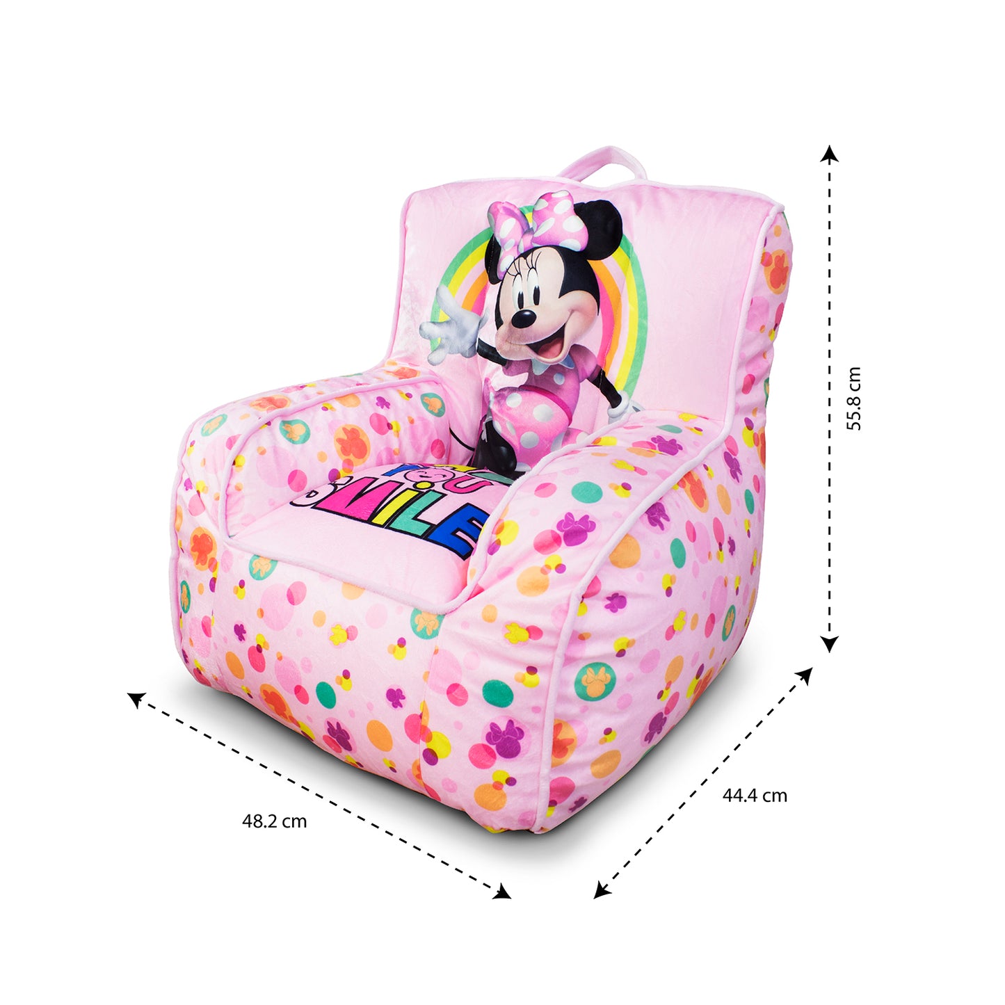 Sillón puff infantil Disney Minnie