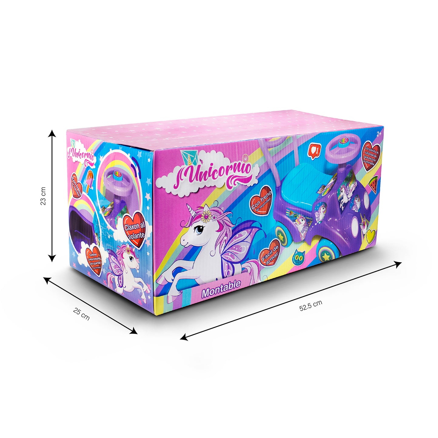 Montable de plástico Unicornio